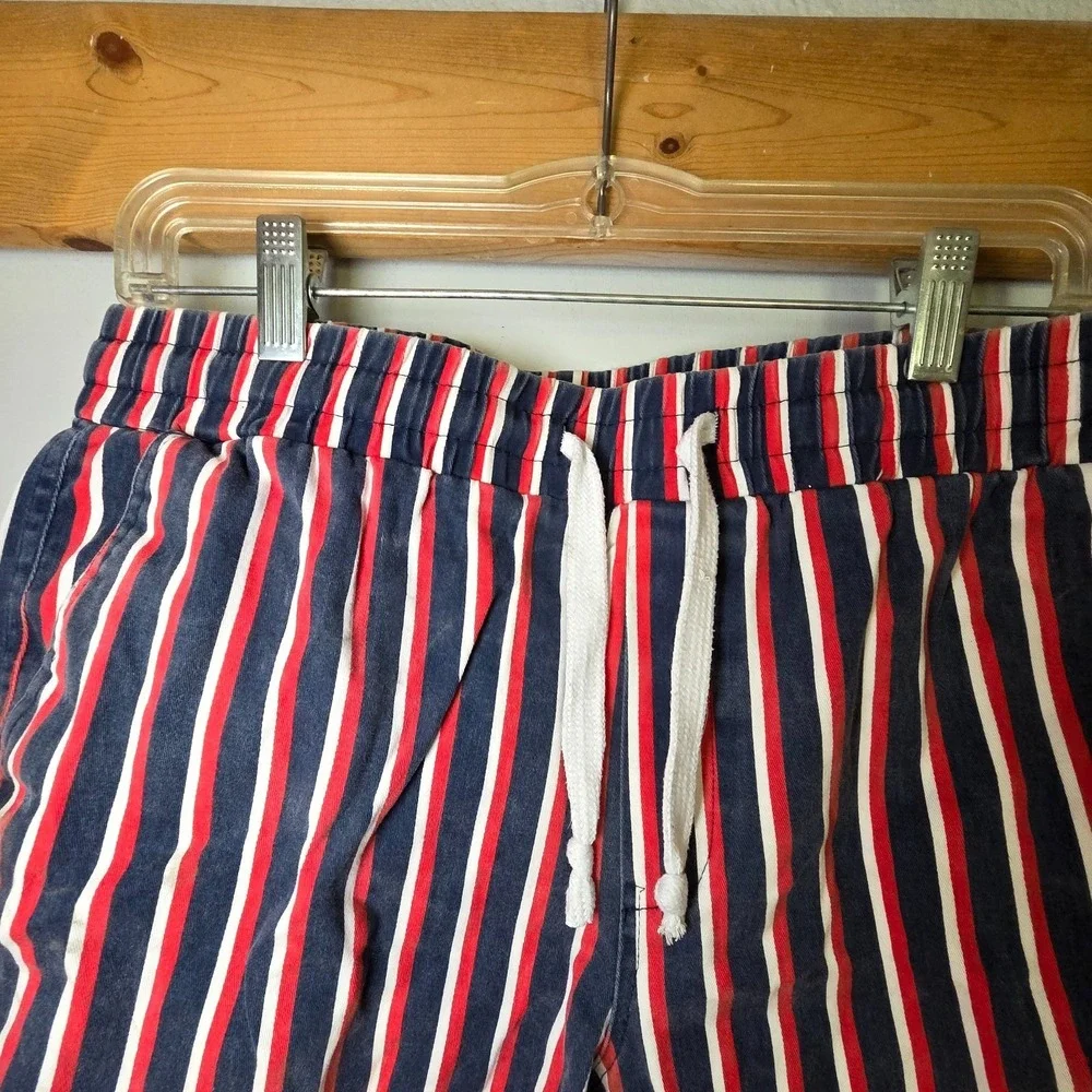 Uncle Ralph Lauren Men's Medium Cotton Striped Shorts Preppy Old Money Acdemia
